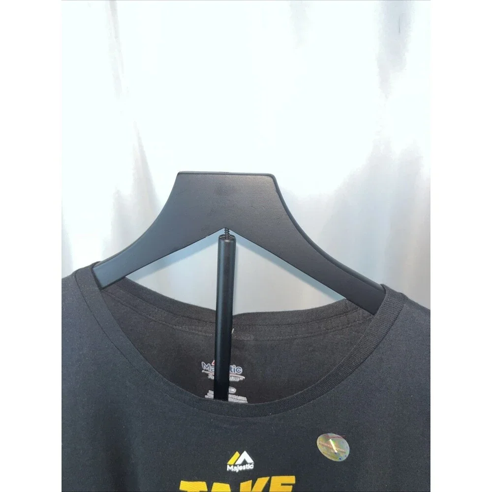 Pittsburgh Pirates Majestic Take October Postseason 2015 Black T-shirt Medium